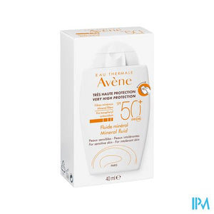 Avene Zon Spf50+ Minerale Fluide Getint 40ml