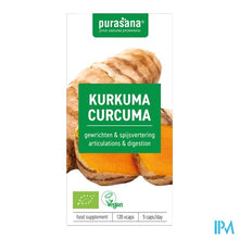 Charger l'image dans la galerie, Purasana Vegan Kurkuma Bio Caps 120
