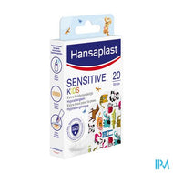 Hansaplast Pleisters Kids Sensitive Strips 20