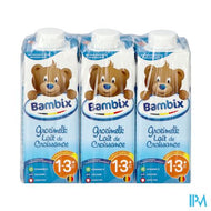 Bambix Groeimelk Natuur 1-3j 3x250ml