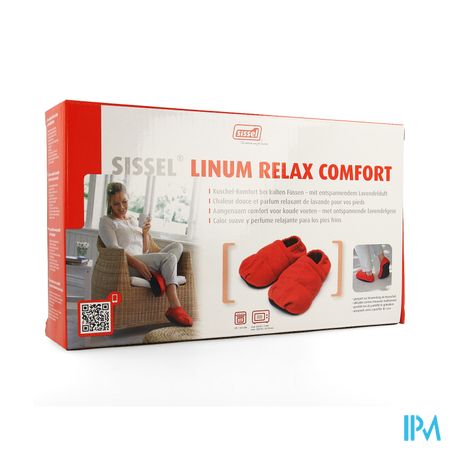 Sissel Linum Relax Comf.warmtepant.lijnz.36-40rood