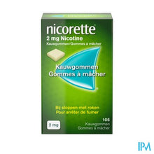 Charger l'image dans la galerie, Nicorette Kauwgom Suikervrij 105x2mg
