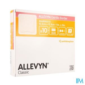 Allevyn Gentle Border Ster 12,5x12,5cm 10 66800272