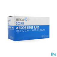 Hekasorb Absorb. Verband Niet Steriel 10x10cm 50