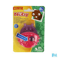 Nuby Koelbijtfiguur diertjes met beschermhoes - 3m+