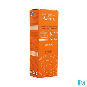 Avene Zon Spf50+ Melk Zeer Hoge Bescherm. 100ml