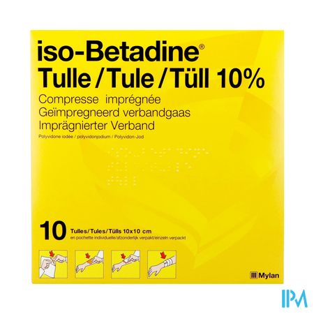 Iso Betadine Tulles Compr 10