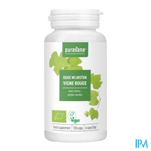 Afbeelding in Gallery-weergave laden, Purasana Rode Wijnstok 300mg Bio V-caps 120
