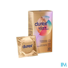 Afbeelding in Gallery-weergave laden, Durex Nude Extra Lube Condoms 10
