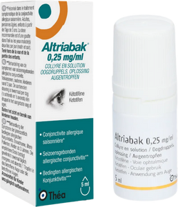 Altriabak 0,25mg/ml Oogdruppels Fl 5ml