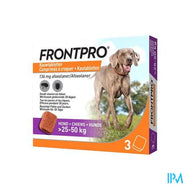 Frontpro 136mg >25-50kg Hond Kauwtabl 3