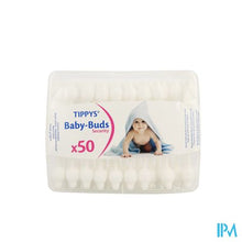 Afbeelding in Gallery-weergave laden, Tippys Baby Tips Wattenstaafjes 50
