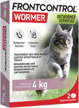 Afbeelding in Gallery-weergave laden, Frontcontrol Wormer 230mg/20mg Kat Tabl 2
