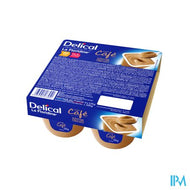 Delical Creme Dessert La Floridine Koffie 4x125g