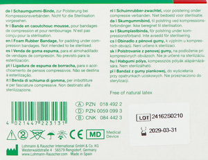 Komprex Binde 8cmx 2m Dikte 0,5cm 22313