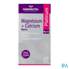 Afbeelding in Gallery-weergave laden, Mannavital Magnesium + Calcium Mariene V-caps 120
