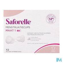 Charger l'image dans la galerie, Saforelle Menstruatiecups Pack Comfort 12h T1
