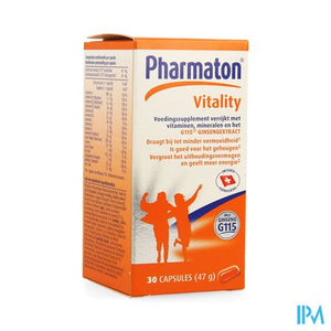 Pharmaton Vitality Capsules Nf Caps 30