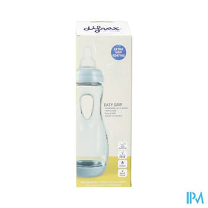 Difrax Handgreepfles Raspberry 240ml