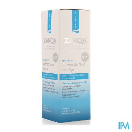 Zarqa Magnesium Nachtcreme Pro-age 50ml