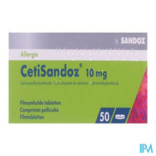 Charger l'image dans la galerie, Cetirizine Sandoz Tabl 50 X 10mg
