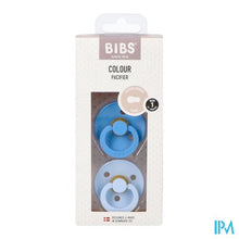 Afbeelding in Gallery-weergave laden, Bibs 1 Fopspeen Duo Sky Blue&baby Blue
