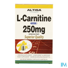 Afbeelding in Gallery-weergave laden, Altisa l-carnitine 250mg (carnipure) Comp 60

