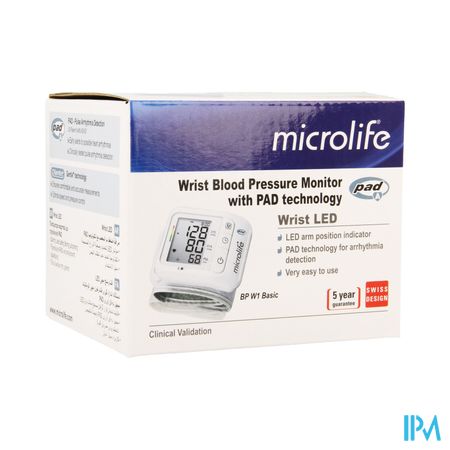 Microlife Bp W1 Basic Bloeddrukmeter Autom. Pols