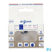 Load image into Gallery viewer, Difrax Fopspeen Dental 0-6m Uni/pure Grijs/clay
