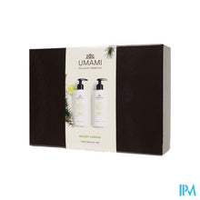Afbeelding in Gallery-weergave laden, Umami Woody Lemons Giftset Hand 300ml
