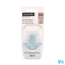 Afbeelding in Gallery-weergave laden, Suavinex Essence Soother Sili. Flat 0-6m Blue
