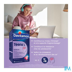 Davitamon Teens Aardbei Comp 60