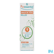Afbeelding in Gallery-weergave laden, Puressentiel Roller Hoofdpijn 9 Ess Olie 5ml
