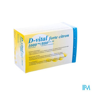 D-vital Forte Citroen 1000mg/880ie Bruis Zakjes 30