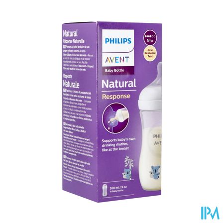 Philips Avent Natural 3.0 Zuigfles Koala 260ml