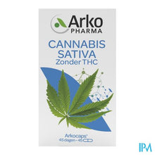 Afbeelding in Gallery-weergave laden, Arkocaps Cannabis Sativa 40g

