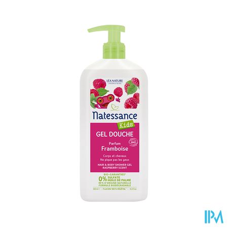 Natessance Douchegel Kids Framboos 500ml