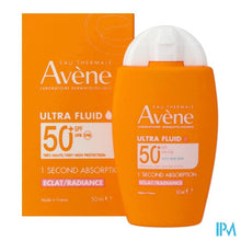 Afbeelding in Gallery-weergave laden, Avene Zon Spf50+ Ultra Fluid Eclat Radiance 50ml
