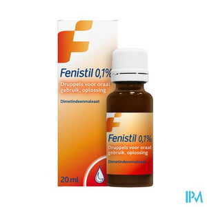 Fenistil 0,1% Drinkbare Opl 1mg/ml Gutt 20ml