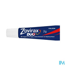 Load image into Gallery viewer, Zovirax Duo Creme 5% + 1% Tube 2g
