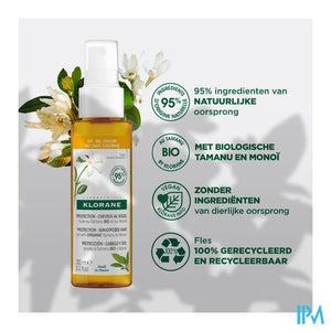 Klorane Capil. Olie Tamanu&monoi Bio 100ml