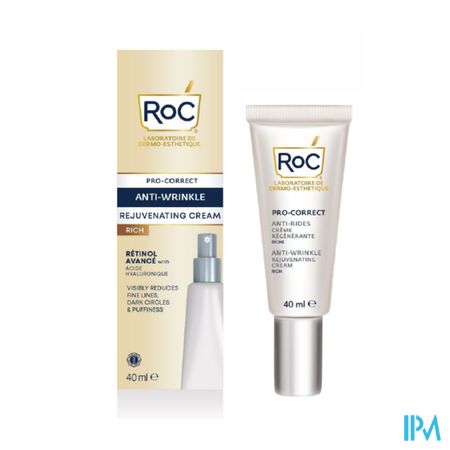 Roc Pro Correct A/wrinkle Rejuv.cream Rich Fl 40ml