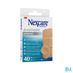 Nexcare 3m Breathable Univer. Strips 40 N0340as