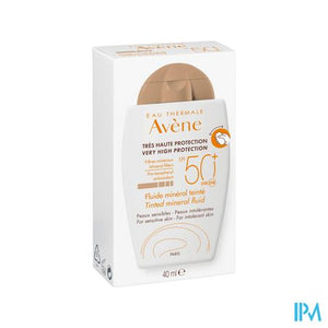 Avene Zon Spf50+ Minerale Fluide Getint 40ml