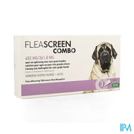 Fleascreen Combo 402mg/361,8mg Spot On Hond Pip. 3