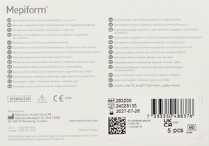 Mepiform Verb Adh Litteken Ster 5x 7,5cm 5 293200