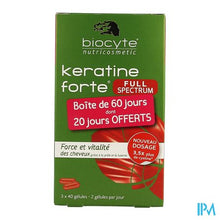 Afbeelding in Gallery-weergave laden, Biocyte Keratine Forte Full Spectrum Caps 120
