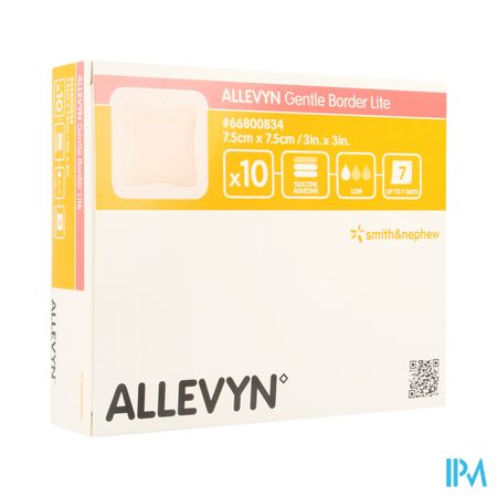 Allevyn Gentle Border Lite 7,5x 7,5cm 10 66800834