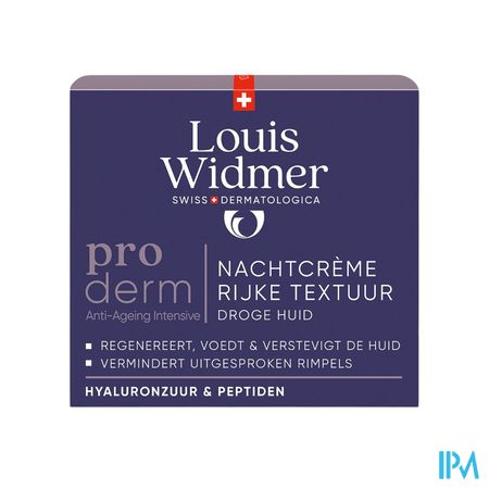 Widmer Proderm Nachtcreme Rijke Textuur 50ml