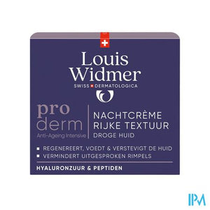 Widmer Proderm Nachtcreme Rijke Textuur 50ml